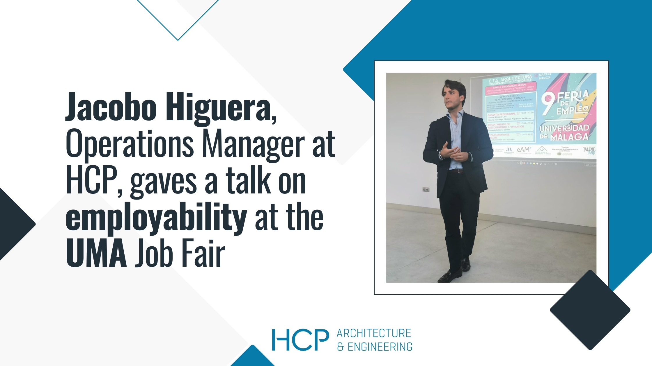 HCP attends the Employment Fair at the University of Malaga to talk about employability