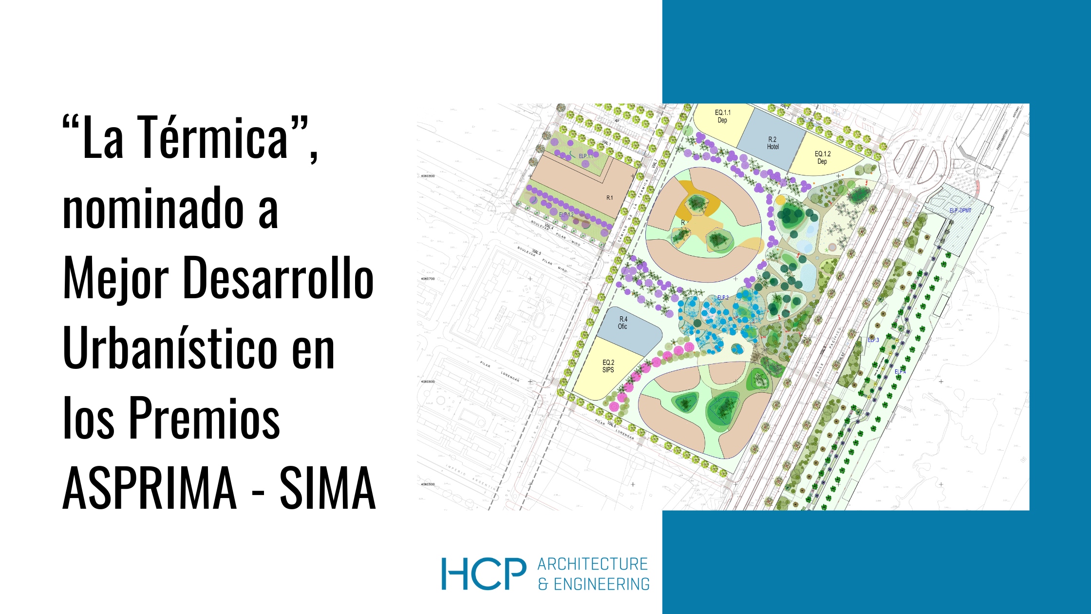 La Térmica, proyecto de regeneración urbana en Málaga realizado por el estudio de arquitectura HCP, nominado a los premios ASPRIMA-SIMA 2024