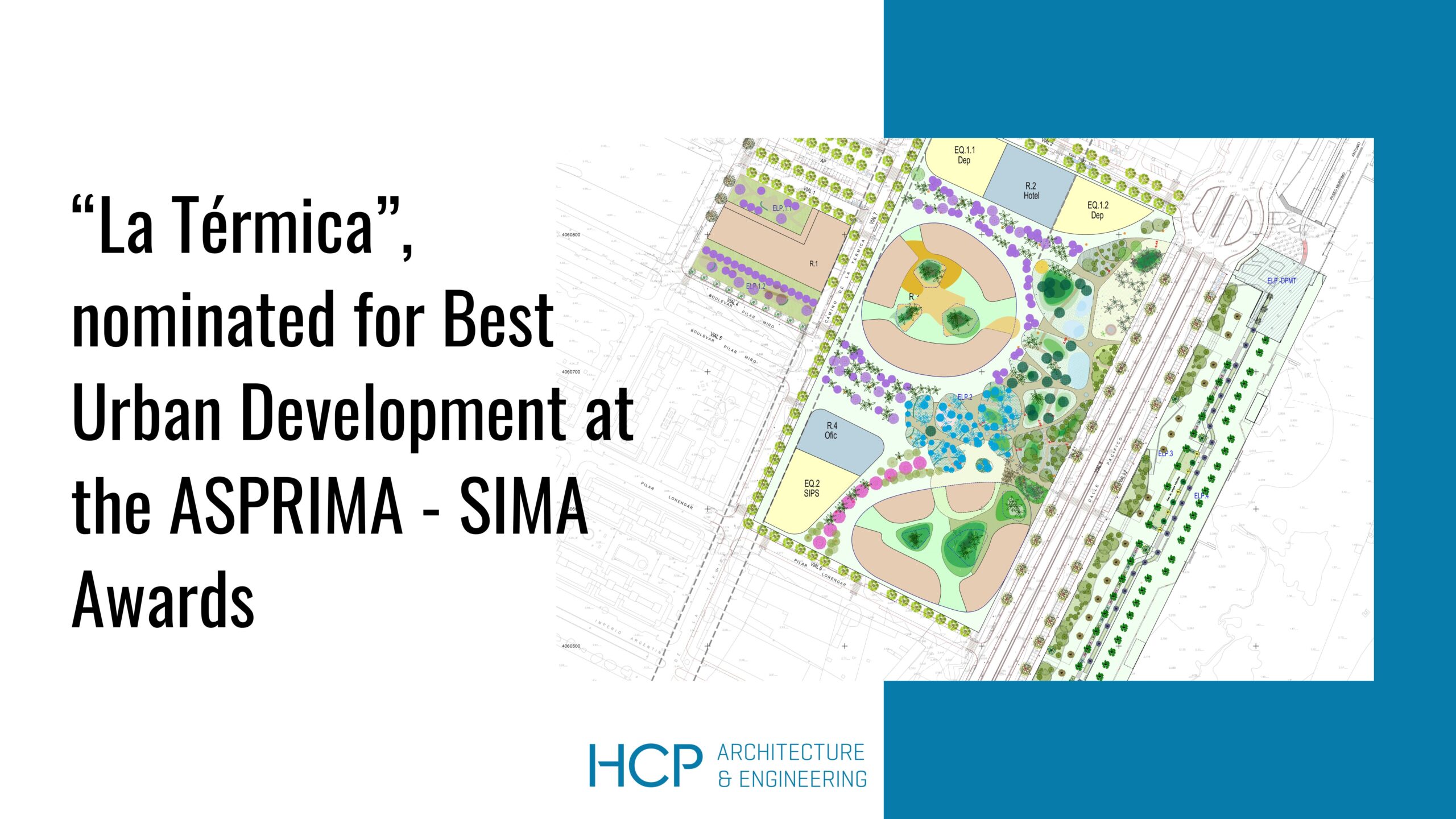 La Térmica, an urban regeneration project in Malaga by the HCP architectural studio, nominated for the ASPRIMA-SIMA 2024 awards.